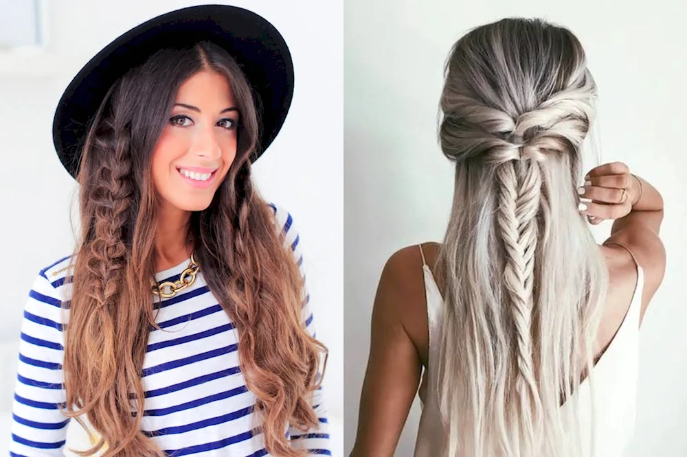 Hairstyles for loose hair. hair