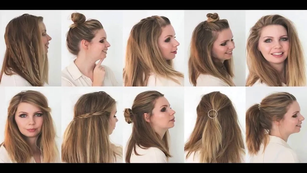 A hairstyle for medium hair. medium hair hairstyles for everyday