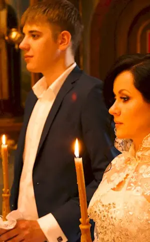 Hairstyle for a wedding