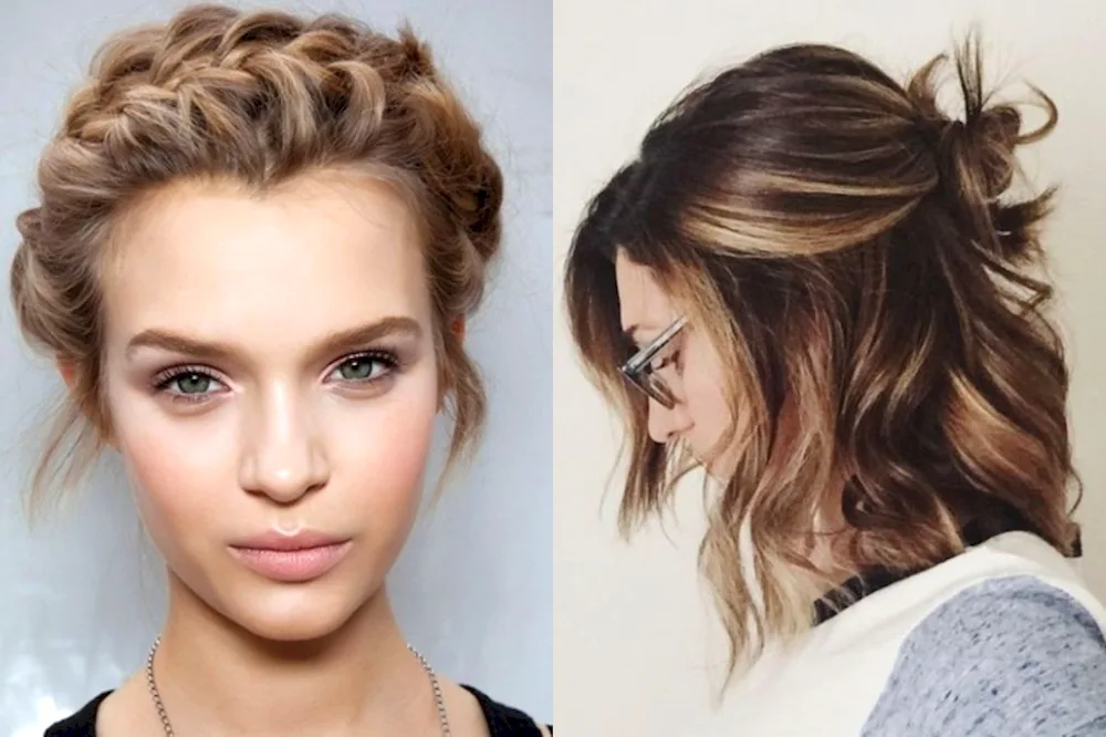 Fast hairstyles for medium hair