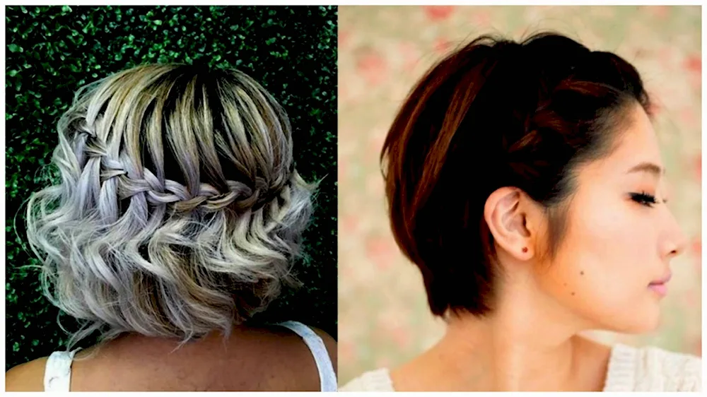 Prom hairstyle for short hair