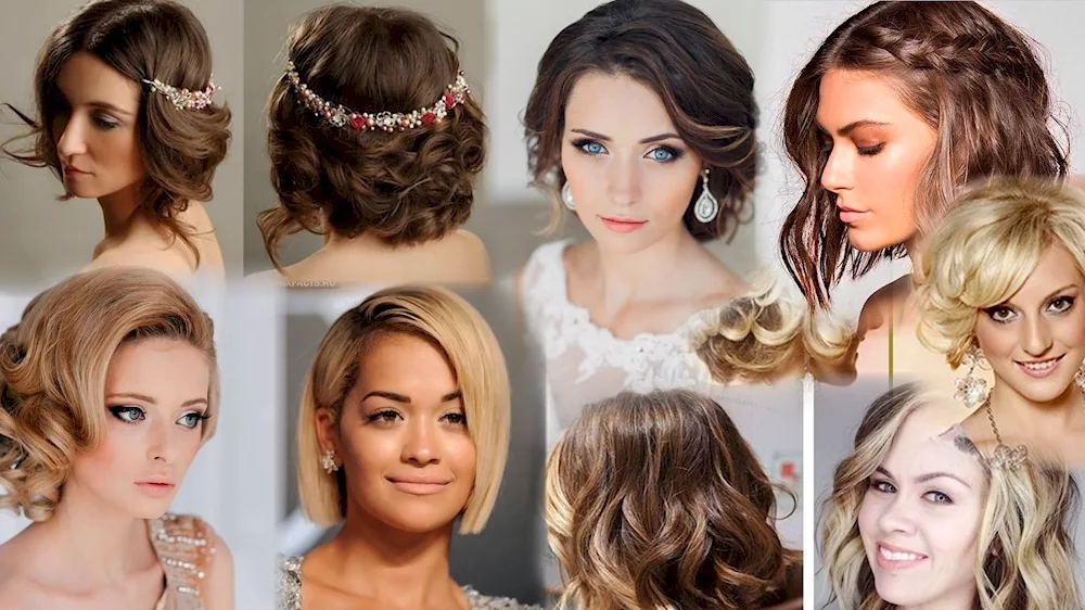 Prom hairstyle for short hair