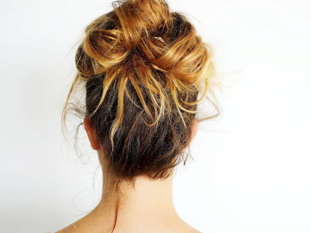 Curly bun hairstyles