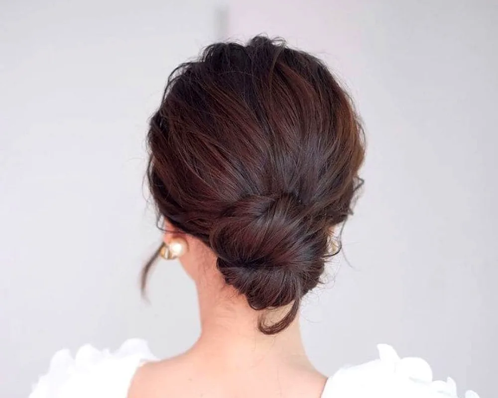 Bun hairstyle