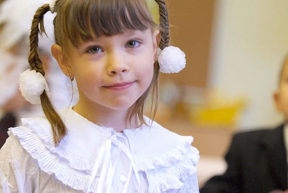 First-grader hairstyle
