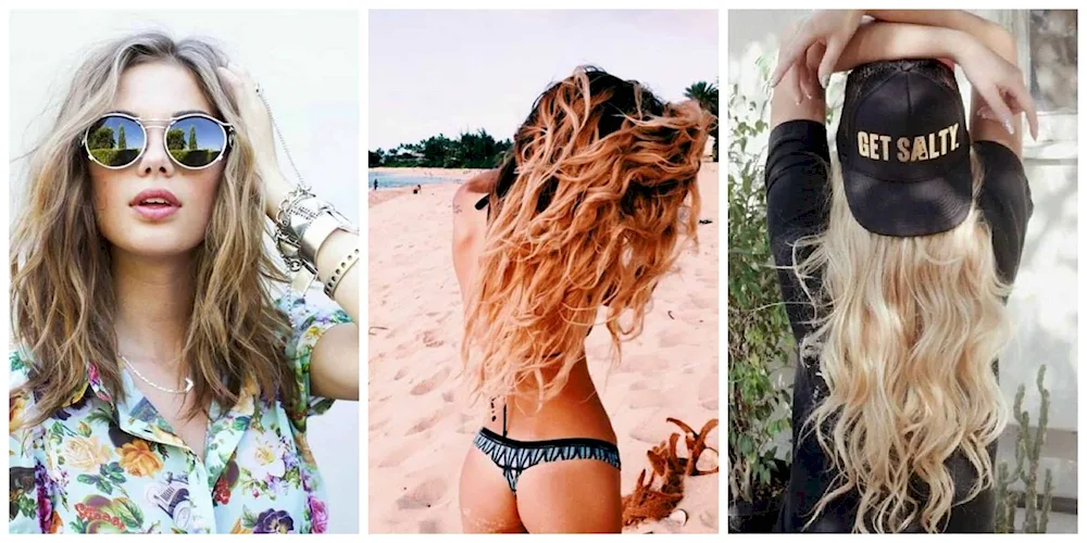 Beach Waves for long hair