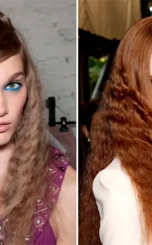 Hairstyle after braids