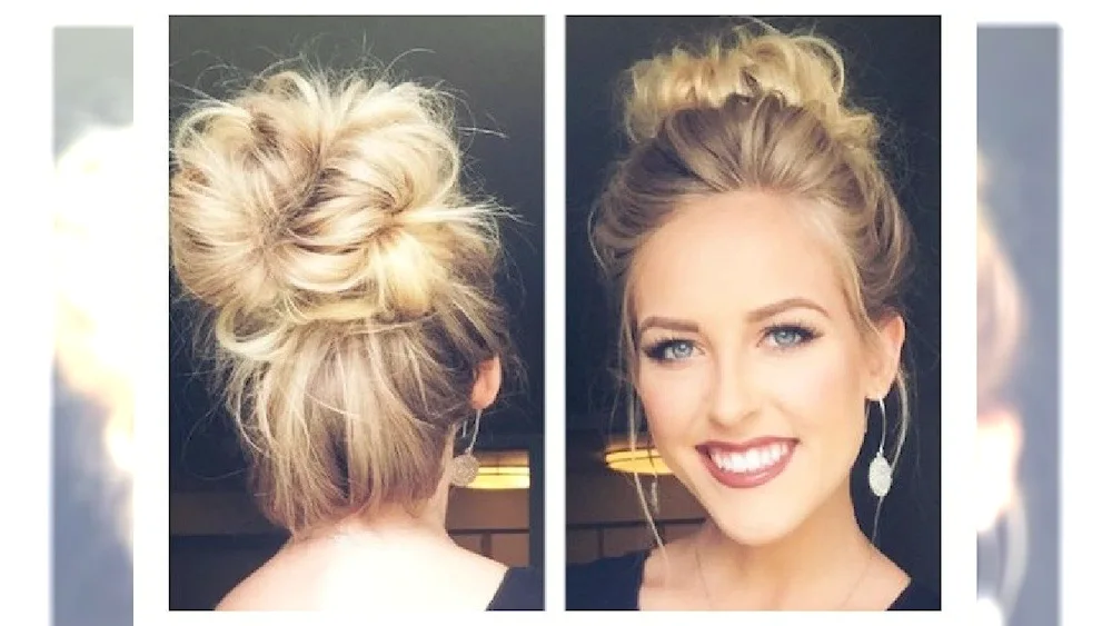 Bun hairstyle