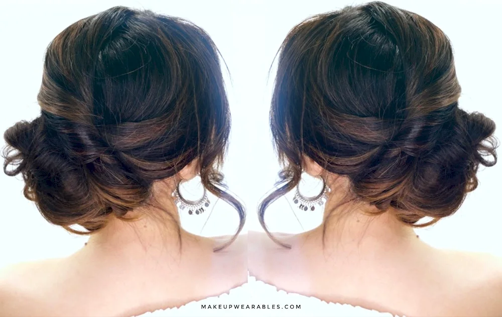 Bundle hairstyle