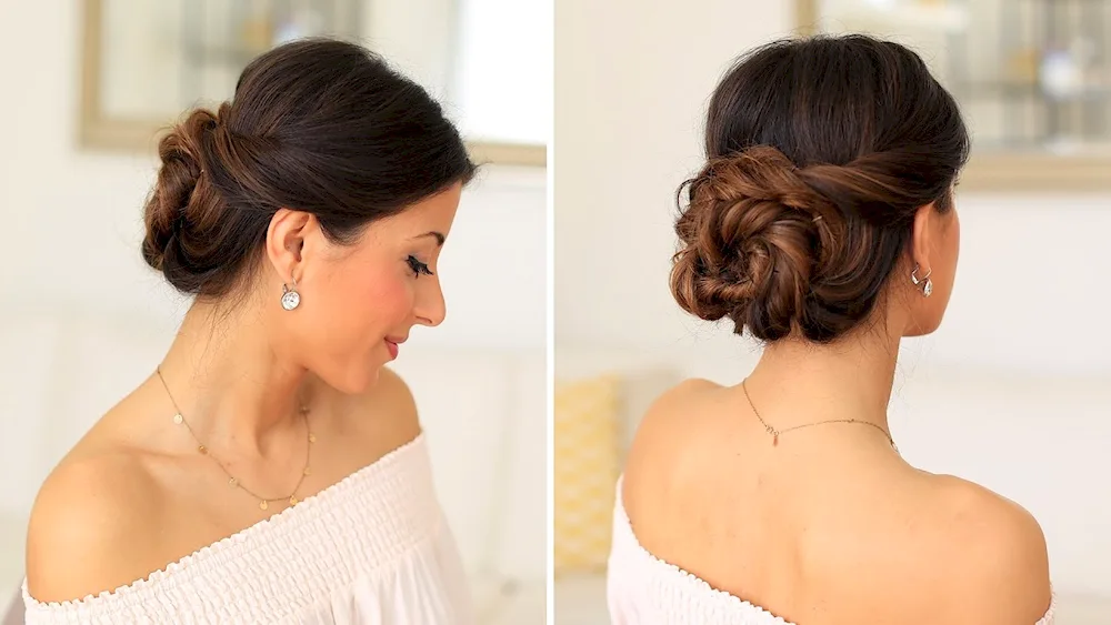 Bun hairstyles