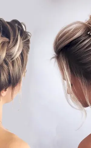 Bundle hairstyle