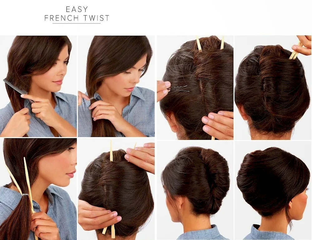 Evening hairstyle