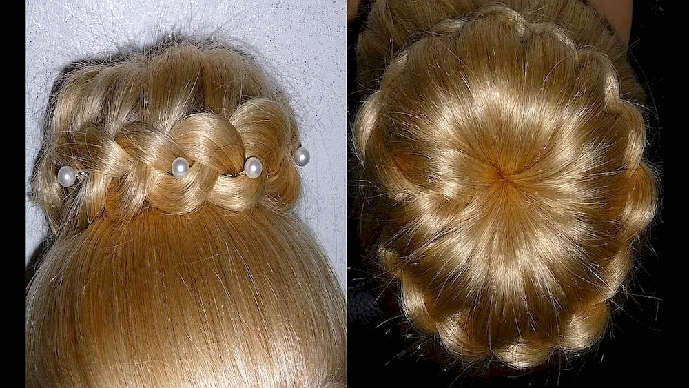 Bagel hairstyle