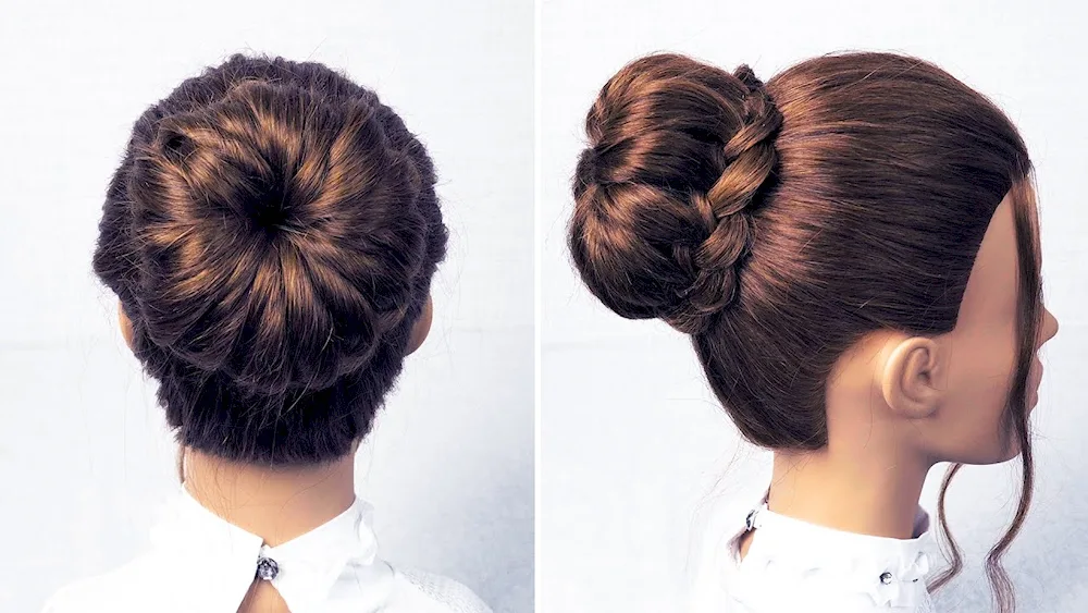 Allison Ray hairstyle on the head