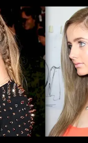 Side braid hairstyle