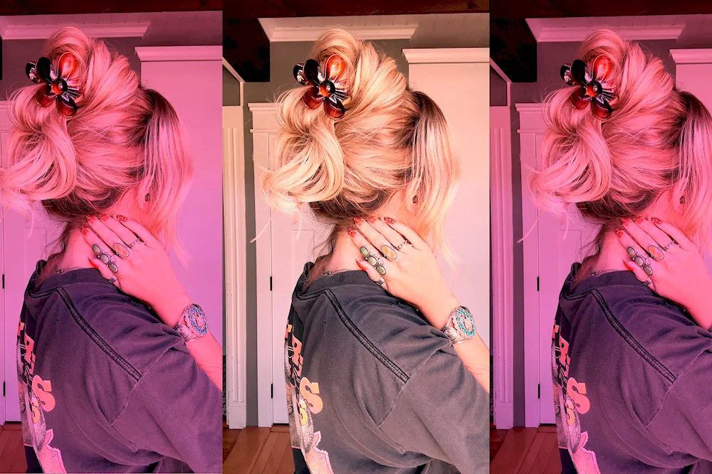 Crab hairstyles step by step