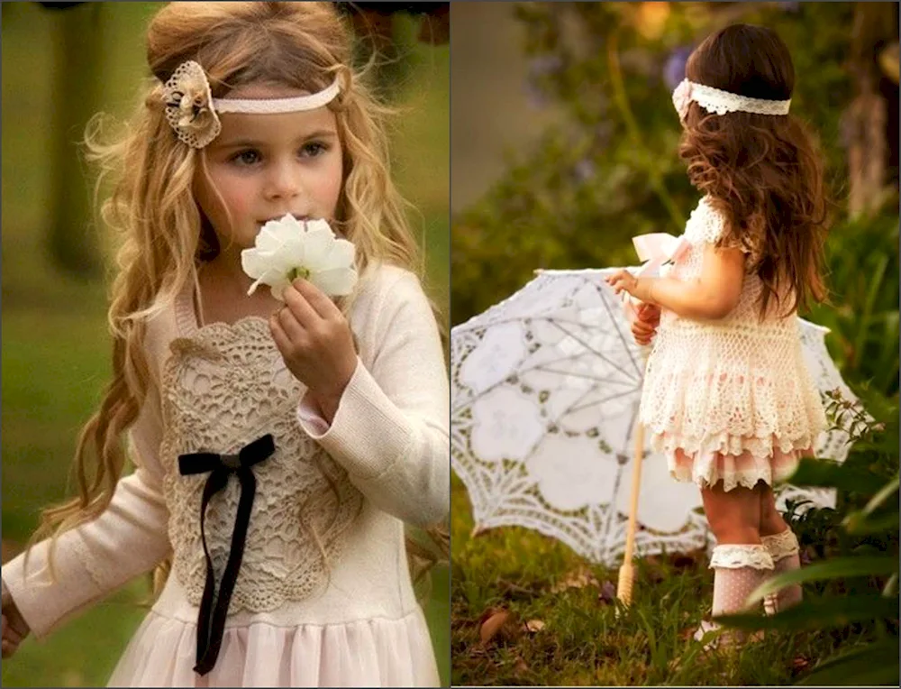 Golden tiara hairstyle for girls