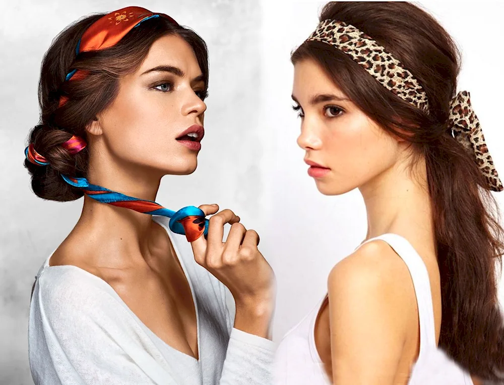 Banded hairstyle