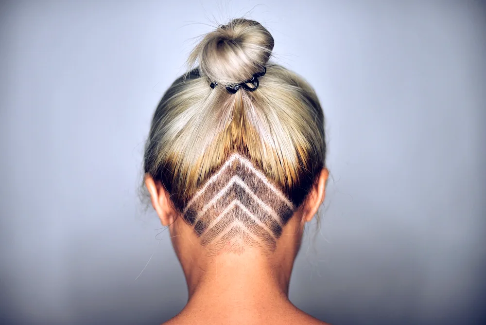 Shaved nape hairstyles