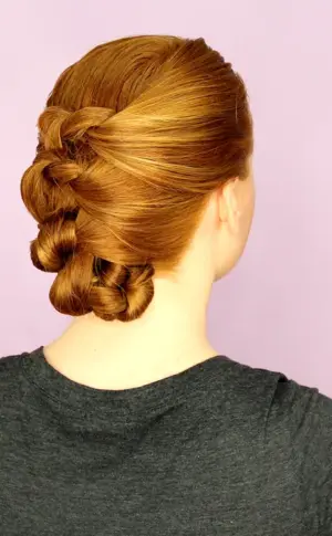 Knot hairstyle