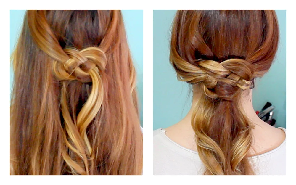 Knot hairstyle