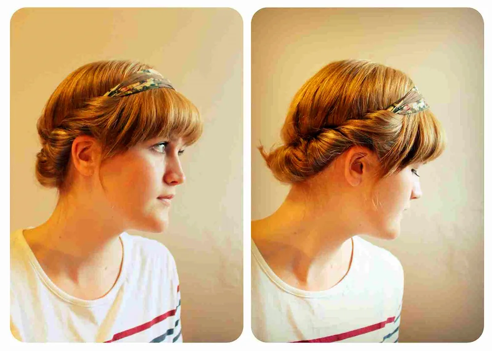 Greek hairstyle