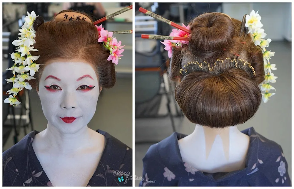 Japanese style hairstyle