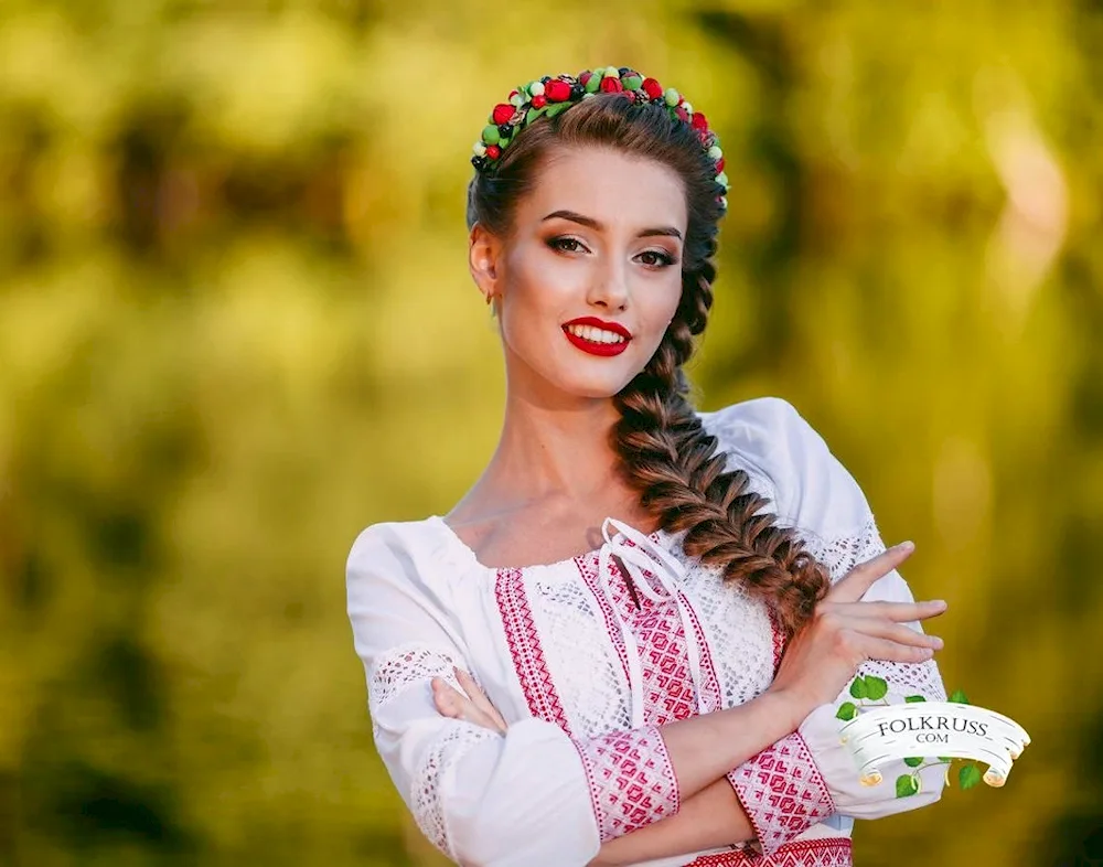 Russian style hairstyle