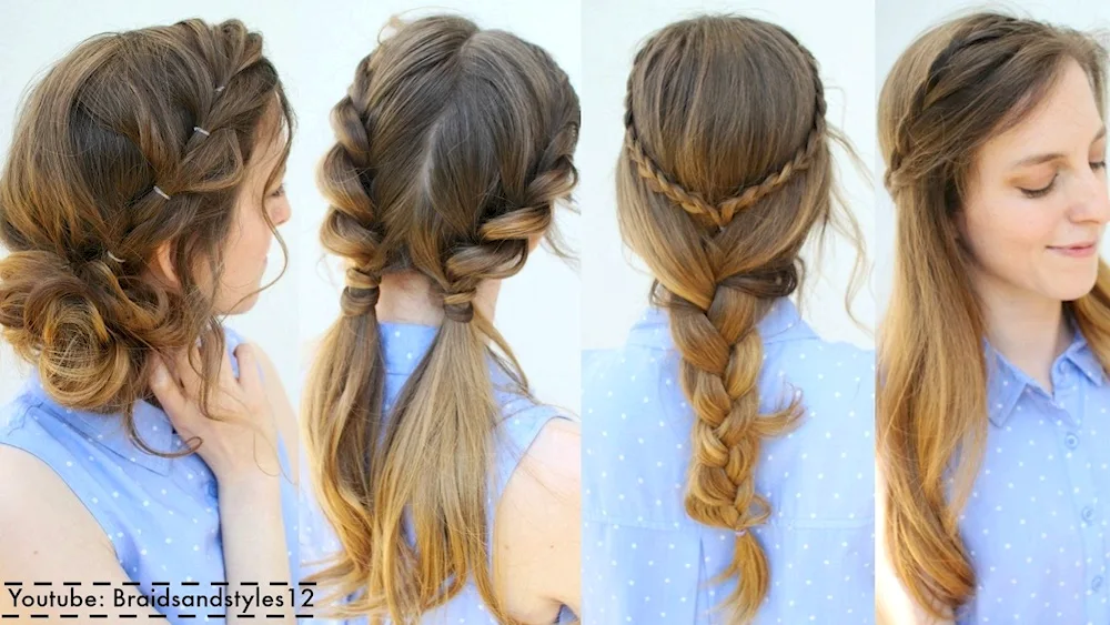 Style hairstyles for school for medium hair