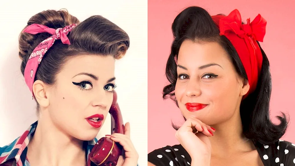 Pin up hairstyle