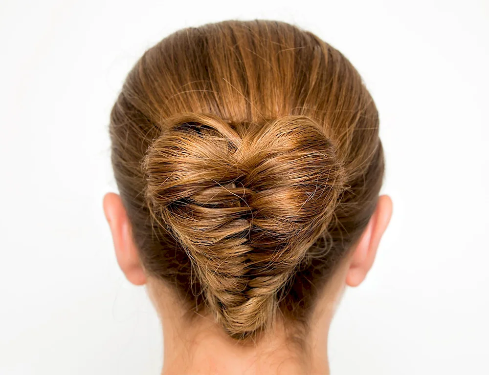 Heart hairstyle