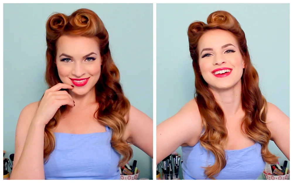 Victory Rolls Hairstyle