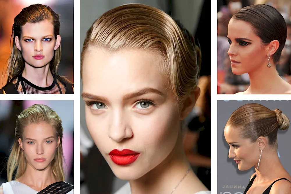 Backcombed hairstyle