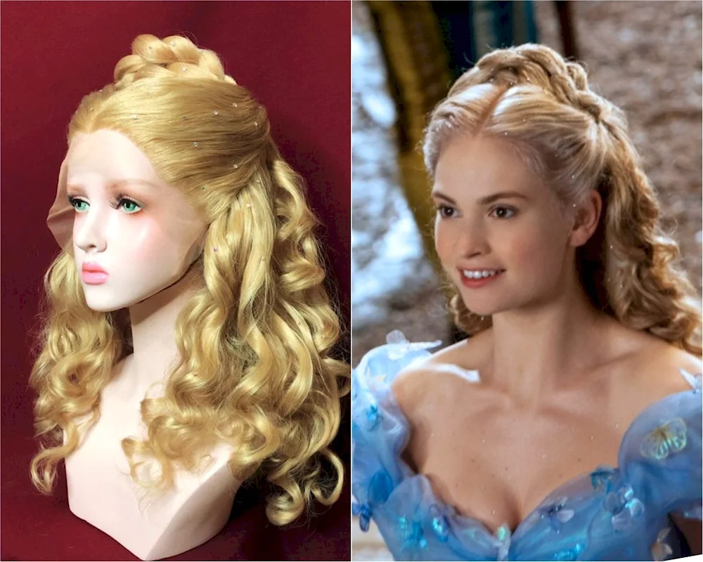 Cinderella hairstyle from the film