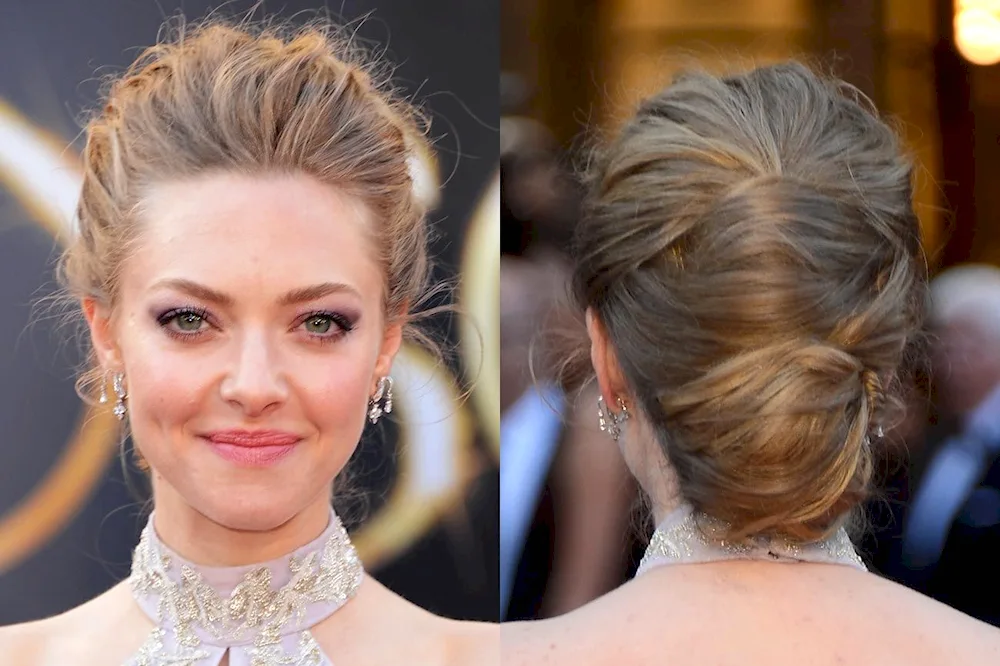 How to make a sloppy bun on short hair