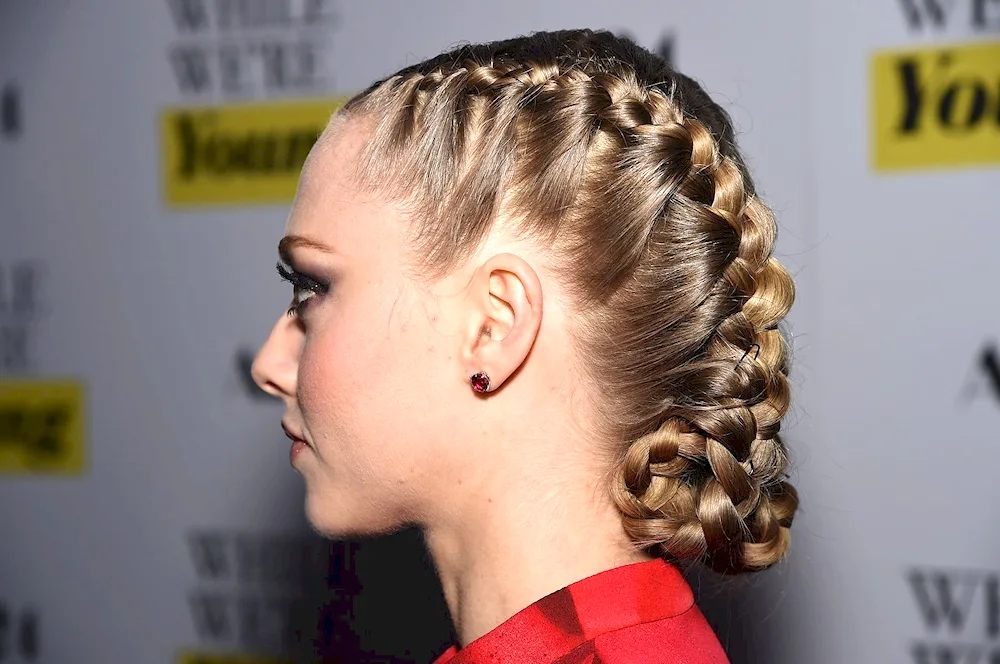 Head braids. Amanda Cyfred braids