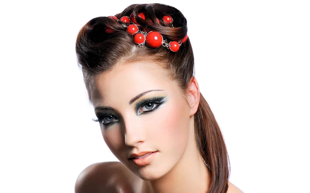 Strassed hair twig