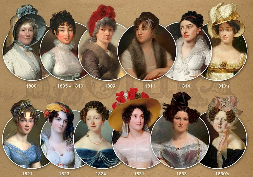 Hairstyles of the 19th century women's