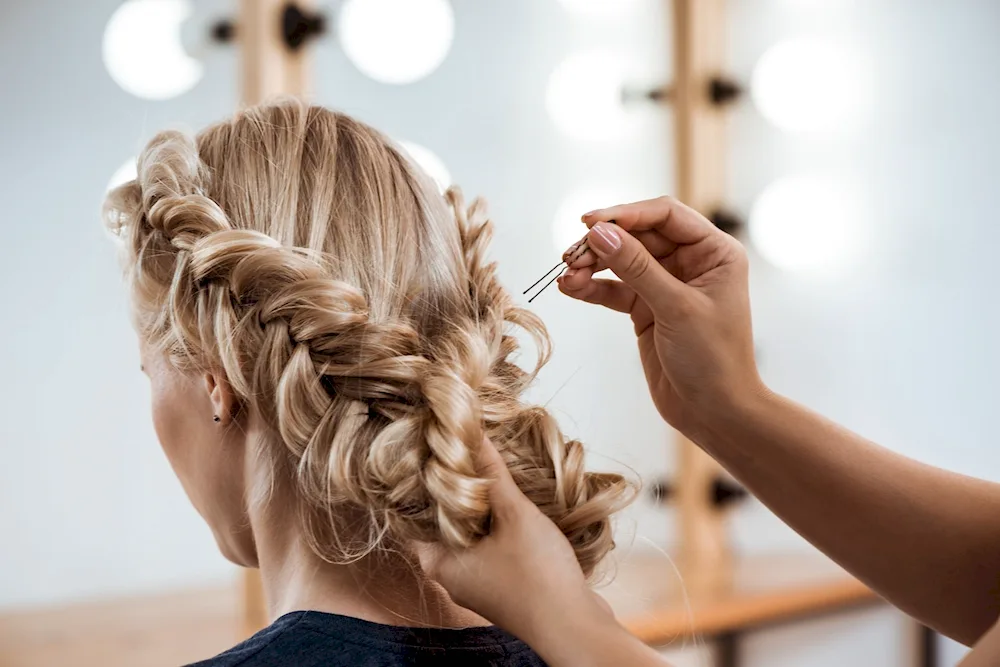 Girl with braids