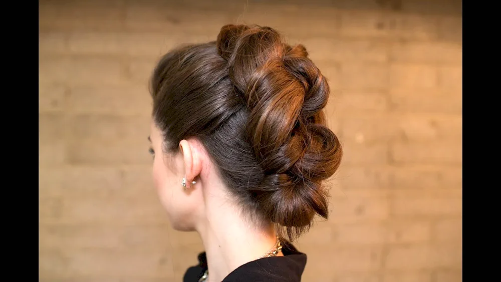 Bun hairstyle