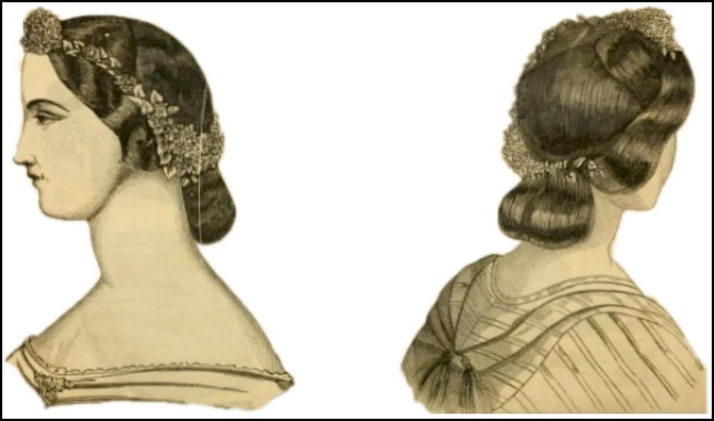 Biedermeier hairstyles of the 19th century