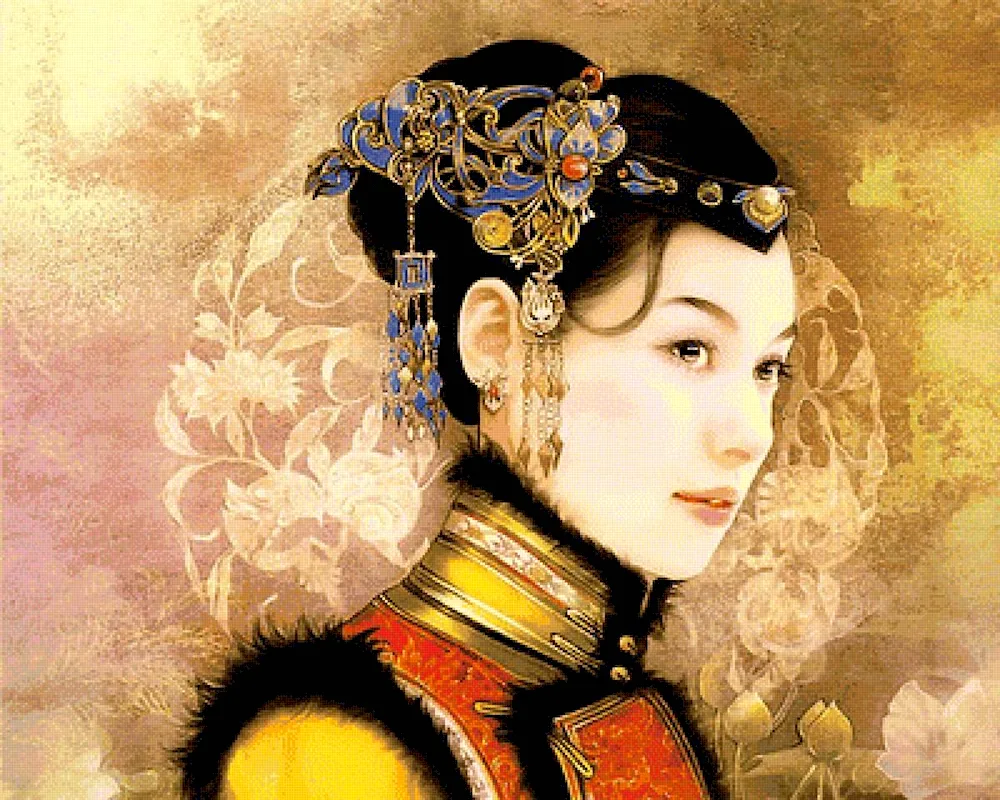 Qing Dynasty hairstylesJanin Chang Empress of China