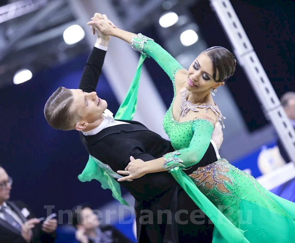 Ballroom hairstyles with corrugations