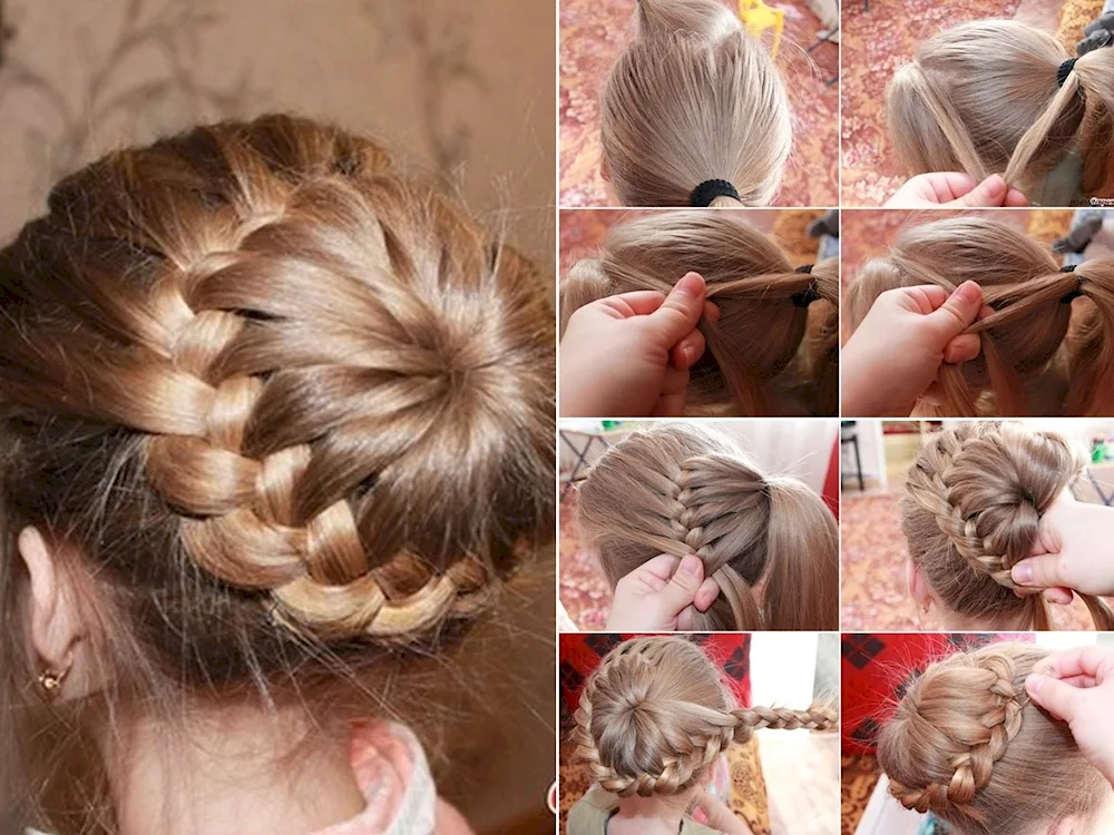 Hair with two buns