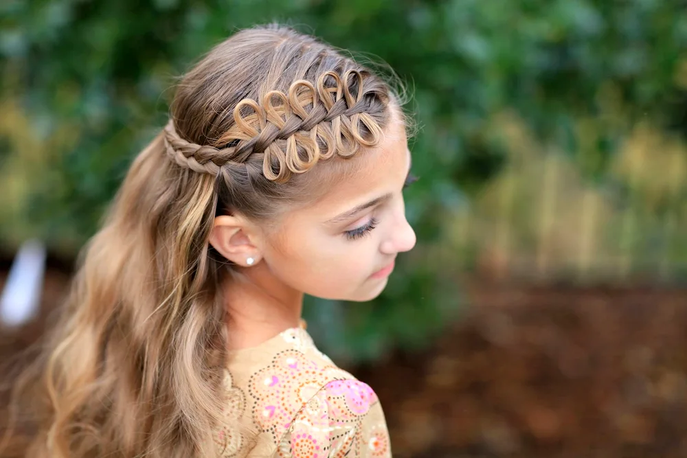 Girls hairstyles for kindergarten