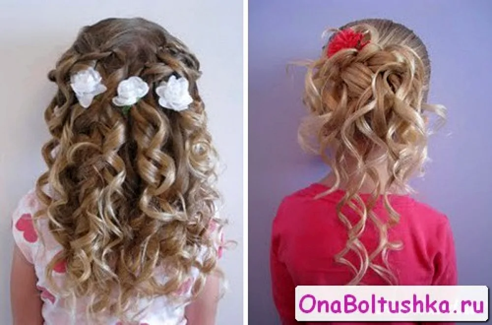 Hairdresses for girls with medium hair for prom