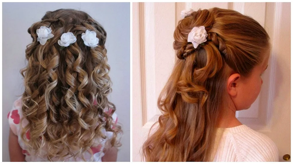 Girl hairstyles for kindergarten graduation