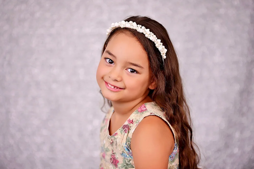 Golden headband for girls