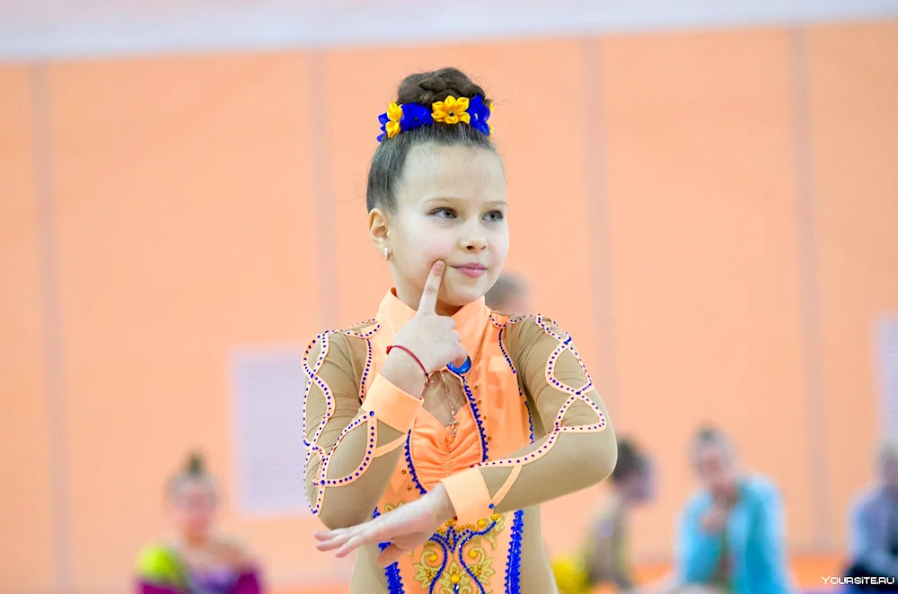 Hair for gymnasts