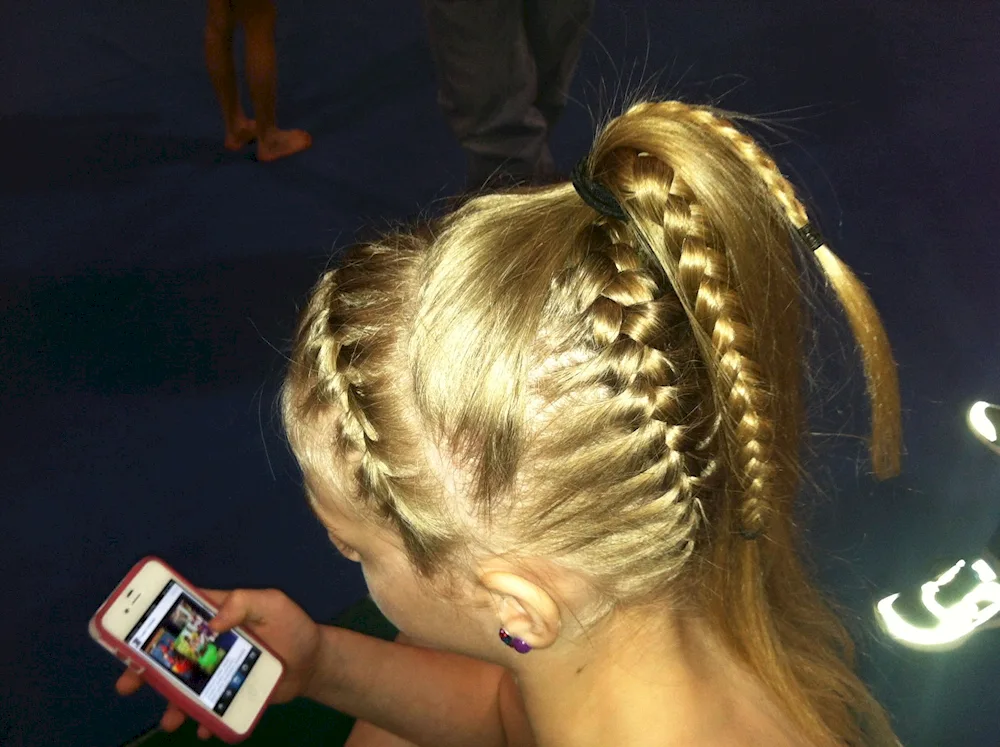 Hair for gymnasts gymnasts